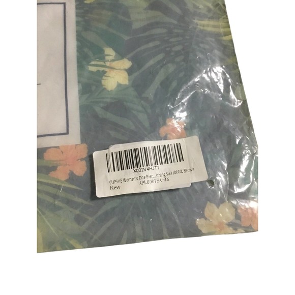 Cupshe One Piece Brown Herringbone Plaid Size 4X NWT Swimsuit (See sizing info) - Picture 2 of 8